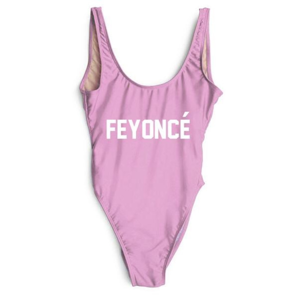 Pink Feyonce One Piece Swimsuit For Brides